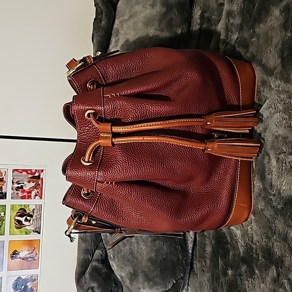 Dooney & Bourke Archives 2012 Pebble Leather Drawstring - Picture 1 of 6